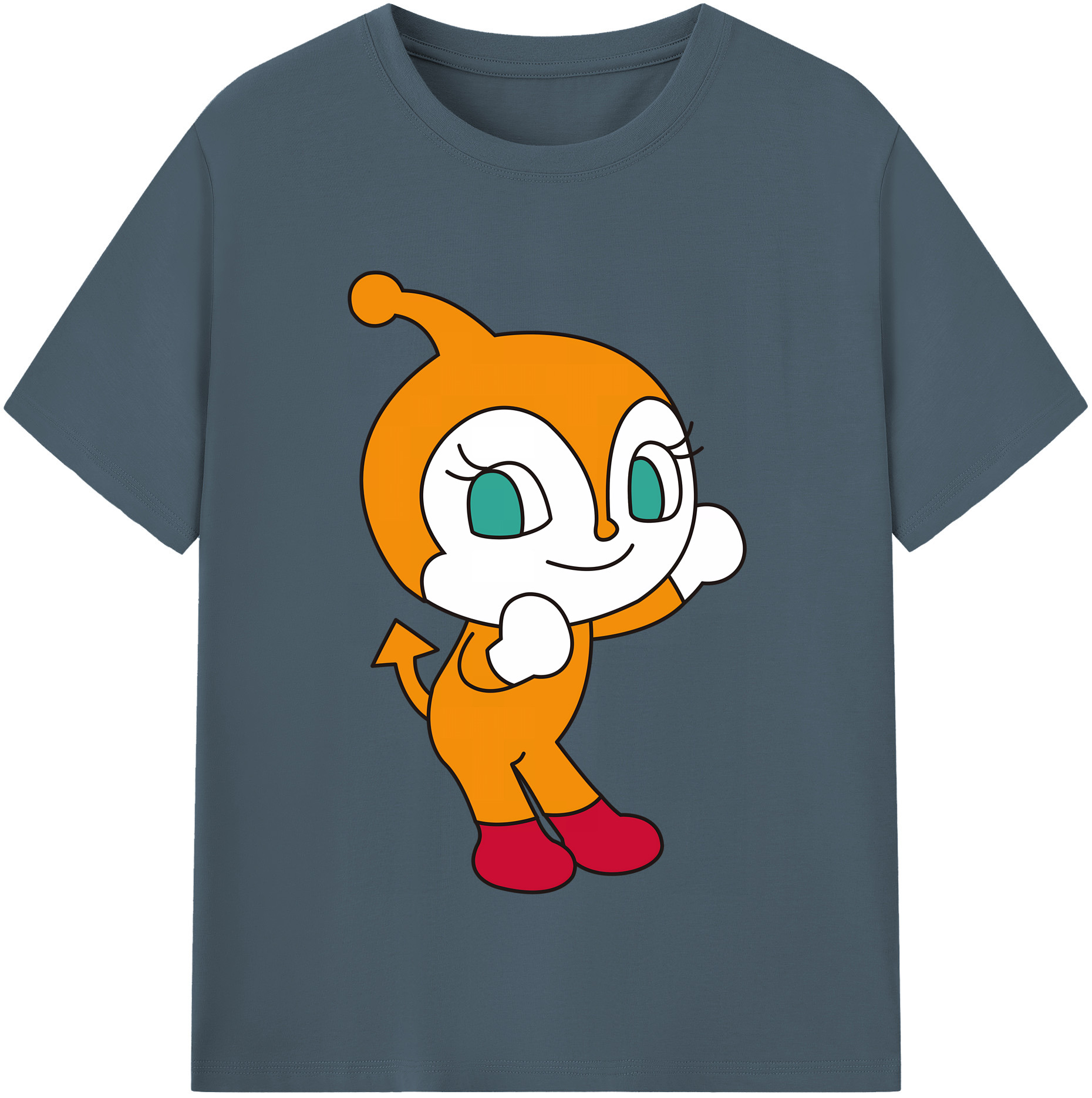 （画像用） アンパンマン Anpanman 綿100％半袖Tシャツ（フロントプリント）